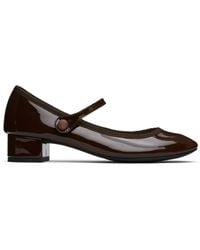 Repetto - ブラウン Rose メリージェーン ヒール - Lyst