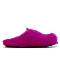 Marni Fussbett Sabot Loafers - Purple