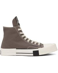 Rick Owens - Gray Converse Edition Turbodrk Chuck 70 Sneakers - Lyst