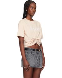 Versace Safety Pin T-shirt in White | Lyst