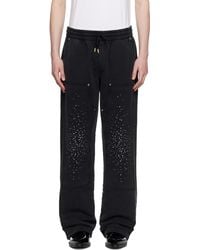 CASABLANCA - ブラック 'La Prémonition' Crystal Embellished ラウンジパンツ - Lyst