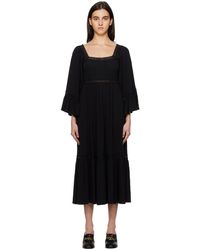 See By Chloé - Black Tiered Maxi Dress - Lyst