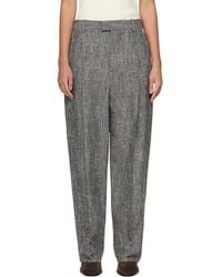 Bottega Veneta - Melange Viscose & Silk Trousers - Lyst