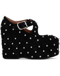 Alaïa - Criss Cross Wedge Heels - Lyst