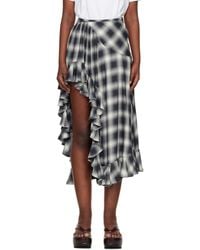 Collina Strada - Lightweight Flannel Florist Midi Skirt - Lyst