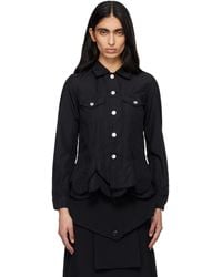 Comme des Garçons - Polyester Twill Garment Dyed Jacket - Lyst
