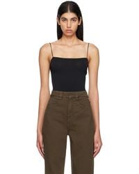 Lemaire - Black Darted Camisole - Lyst