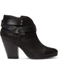 rag and bone harrow booties black