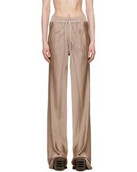 Rick Owens - トープ Hollywood ドローストリング バイアス ラウンジパンツ - Lyst