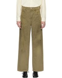 Ssstein - Sulfur Dyed Oxford Vintage Wide Jeans - Lyst