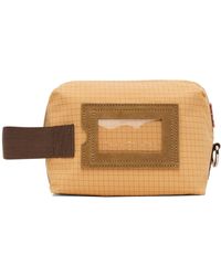 Acne Studios - Yellow Toiletry Pouch - Lyst