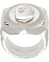 A Bathing Ape - Ape Head Ring - Lyst