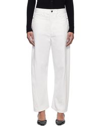 【関税込み】Maria McManus ホワイト Massive ジーンズ Maria McManus Massive Jeans in White | Lyst