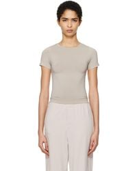 Skims - Soft Smoothing Seamless T-Shirt - Lyst