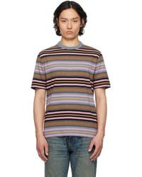 Paul Smith - Stripe Cotton T-Shirt - Lyst