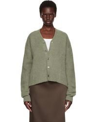 Tonywack - Brushed Mohair V-Neck Cardigan - Lyst