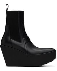 Rick Owens - Sliver Platform Beatle Boots - Lyst