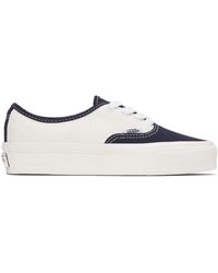 Vans - Baskets authentic reissue 44 blanc cassé et bleu marine - Lyst