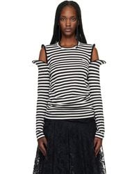 Junya Watanabe - Stripe Jersey T-Shirt - Lyst