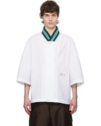 Jacquemus - ホワイト La Croisière 'The Baseball Short-Sleeve' シャツ - Lyst