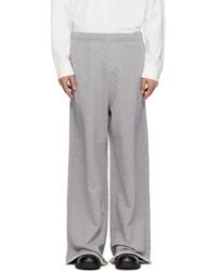 MM6 by Maison Margiela - Embroidered Logo Sweatpants - Lyst