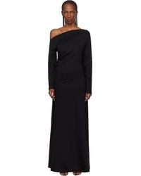 Rohe Jersey Fitted T-shirt Maxi Dress in Black | Lyst
