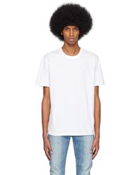 RTA - T-shirt blanc à col ras du cou - Lyst