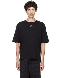 Marine Serre - Moon Logo Jersey Loose Fit T-Shirt - Lyst