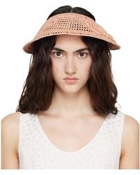 Chloé - 'The Raffia' Visor - Lyst