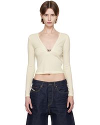 DIESEL - ホワイト M-Piaffy トップス - Lyst