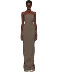 Rick Owens - Tower Bustier Maxi Dress - Lyst