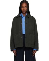 YMC - Khaki Construction Jacket - Lyst