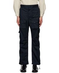 Engineered Garments Fa Pant Cotton Ripstop Dark Navy in Blue for