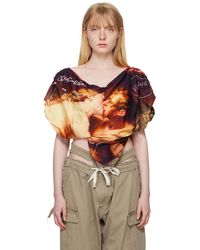 Vivienne Westwood - T-shirt en forme de cœur brun à image - Lyst