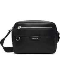 Lacoste - Ossian Leather Reporter Bag - Lyst