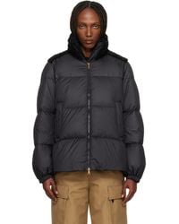 Moncler - Esnaie Teddy-Trimmed Short Down Jacket - Lyst