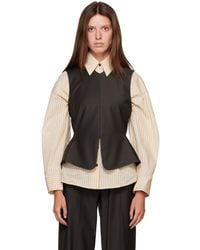 Cordera - Tailored Peplum Top - Lyst