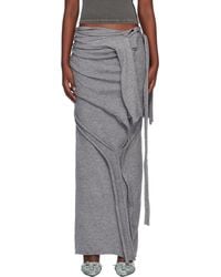 OTTOLINGER - Drape Strap Knit Maxi Skirt - Lyst