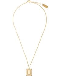 MM6 by Maison Margiela - Unexisting Stone Necklace - Lyst