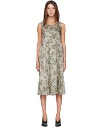 R13 - Sleeveless Midi Dress - Lyst