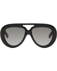 Loewe - Round Spoiler Aviator Sunglasses - Lyst