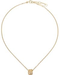 Bottega Veneta - Intreccio Pendant Necklace - Lyst