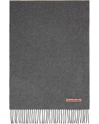 Acne Studios - Fringed Wool Scarf - Lyst