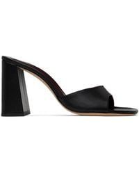 STAUD - Sloane Leather Heeled Sandals - Lyst