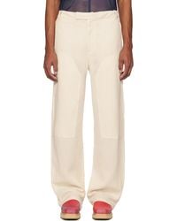 Eckhaus Latta - Off- Relaxed-fit Trousers - Lyst