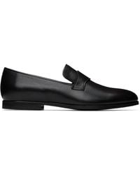 A.P.C. - Flâneurs Noirs En Cuir Édition Anastasia Barbieri - Lyst