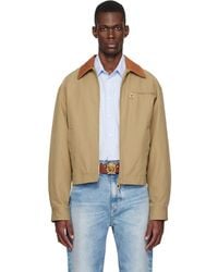 Versace - Cotton Canvas Blouson Jacket - Lyst