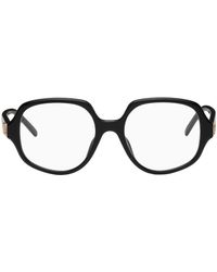 Loewe - Black Round Glasses - Lyst