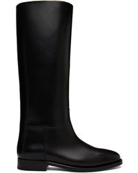 The Row - Grunge Leather Knee-high Boots - Lyst