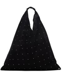 MM6 by Maison Martin Margiela Glove Triangle Bag in Black | Lyst